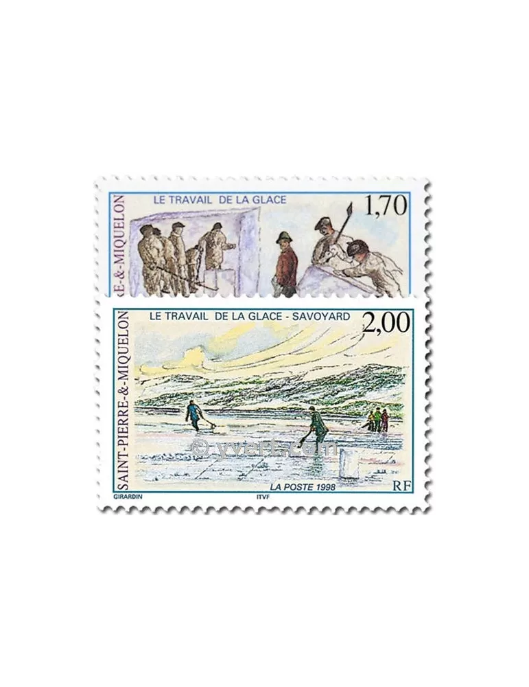 n° 672/673 -  Timbre Saint-Pierre et Miquelon Poste