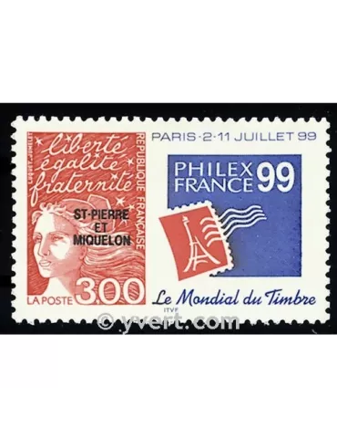 n° 674 -  Timbre Saint-Pierre et Miquelon Poste 2