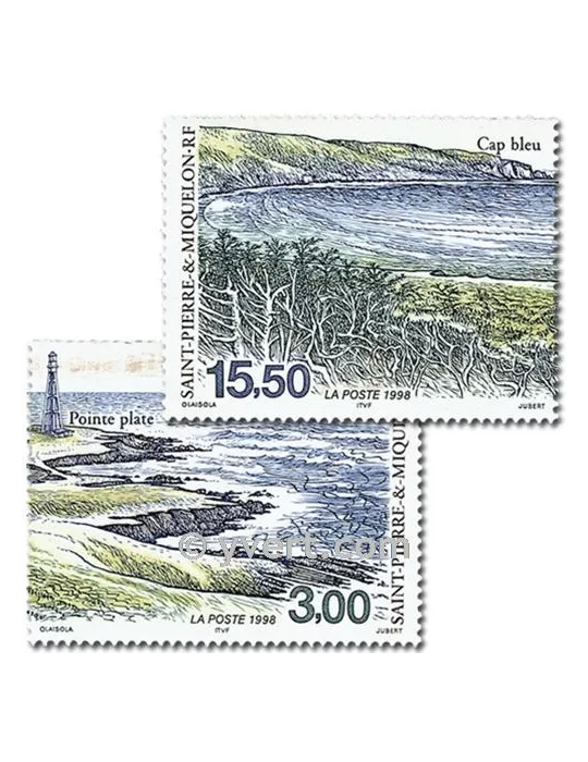 n° 681/682 -  Timbre Saint-Pierre et Miquelon Poste