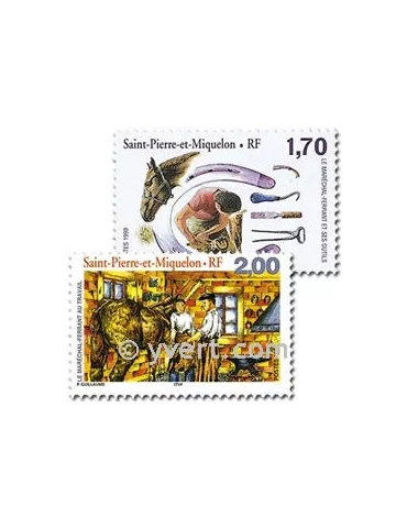 n° 689/690 -  Timbre Saint-Pierre et Miquelon Poste
