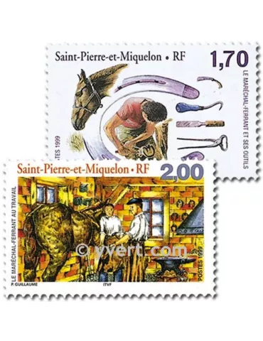 n° 689/690 -  Timbre Saint-Pierre et Miquelon Poste 2