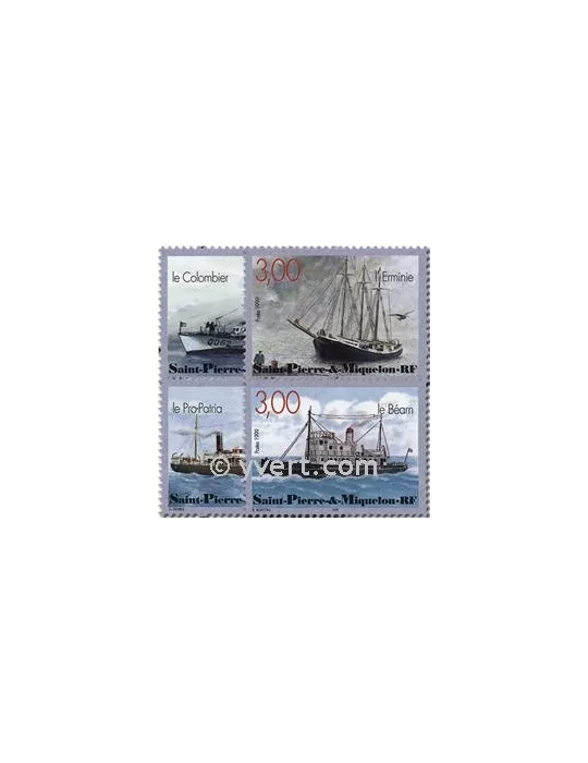 n° 696/699 (BF 7) -  Timbre Saint-Pierre et Miquelon Poste