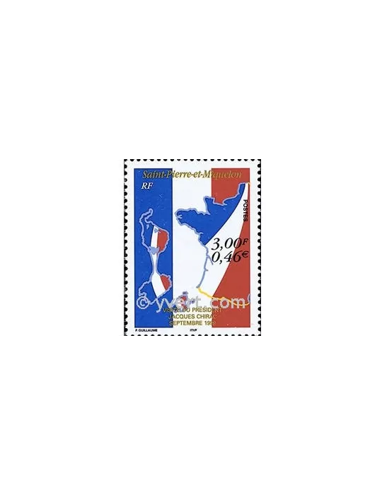 n° 703 -  Timbre Saint-Pierre et Miquelon Poste
