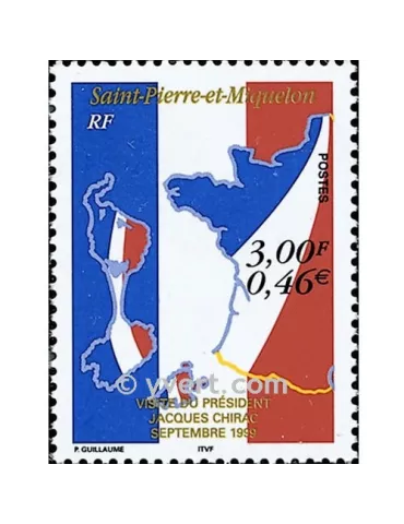 n° 703 -  Timbre Saint-Pierre et Miquelon Poste 2