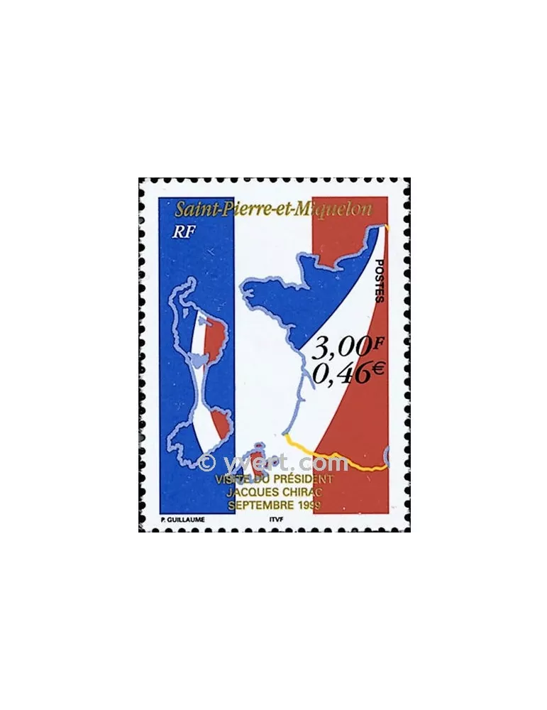n° 703 -  Timbre Saint-Pierre et Miquelon Poste