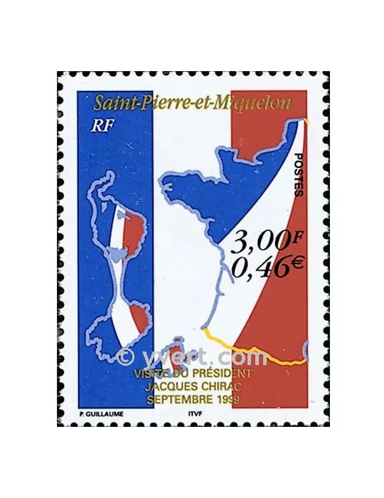 n° 703 -  Timbre Saint-Pierre et Miquelon Poste