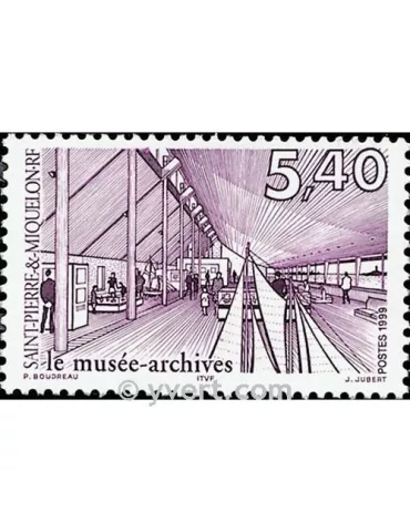n° 704 -  Timbre Saint-Pierre et Miquelon Poste 2