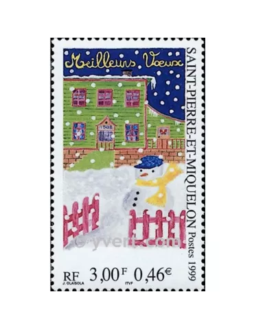 n° 705 -  Timbre Saint-Pierre et Miquelon Poste 2