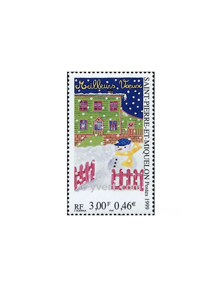 n° 705 -  Timbre Saint-Pierre et Miquelon Poste