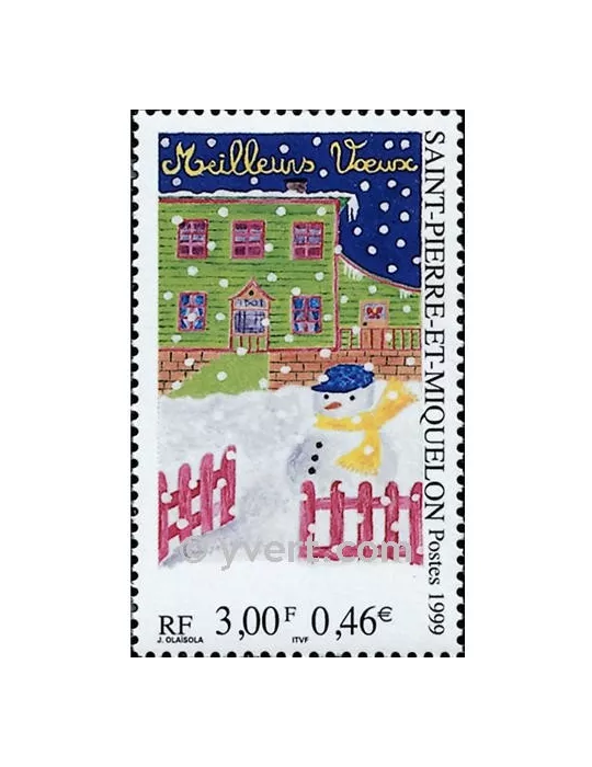 n° 705 -  Timbre Saint-Pierre et Miquelon Poste