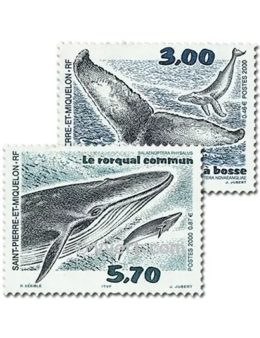 n° 707/708 -  Timbre Saint-Pierre et Miquelon Poste 2