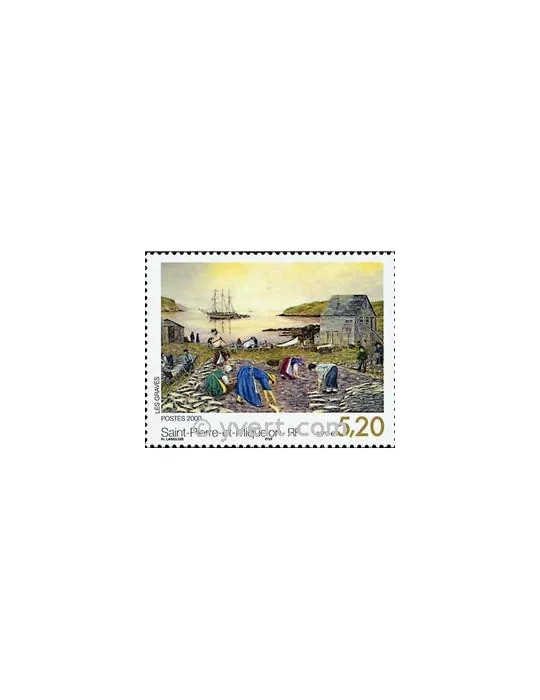 n° 709 -  Timbre Saint-Pierre et Miquelon Poste