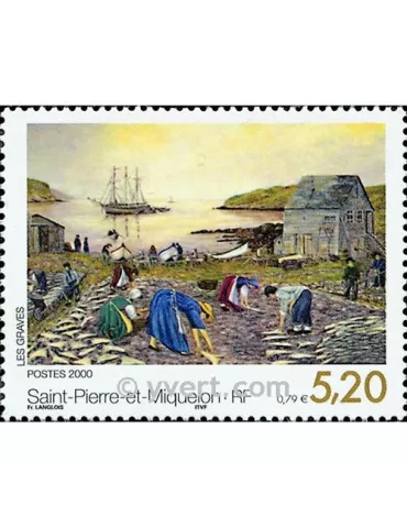 n° 709 -  Timbre Saint-Pierre et Miquelon Poste 2