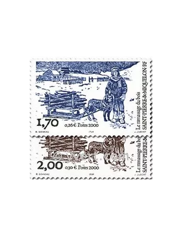 n° 711/712 -  Timbre Saint-Pierre et Miquelon Poste
