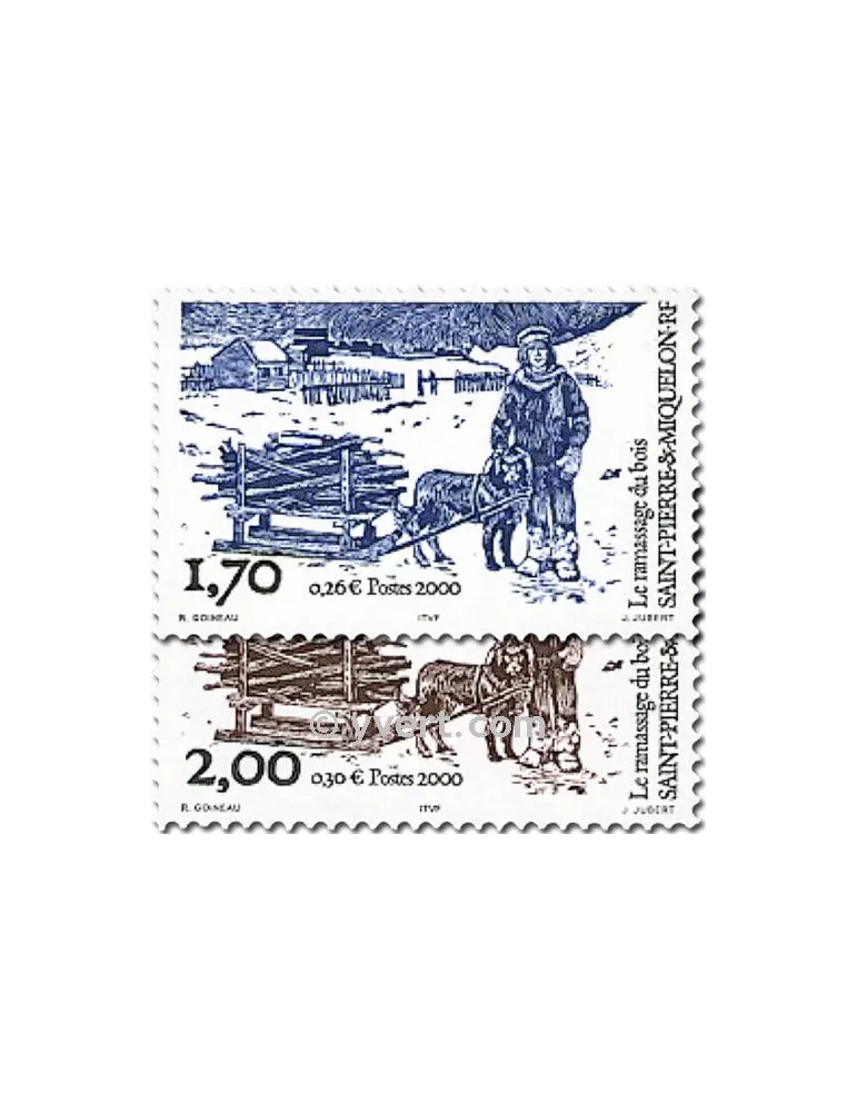 n° 711/712 -  Timbre Saint-Pierre et Miquelon Poste