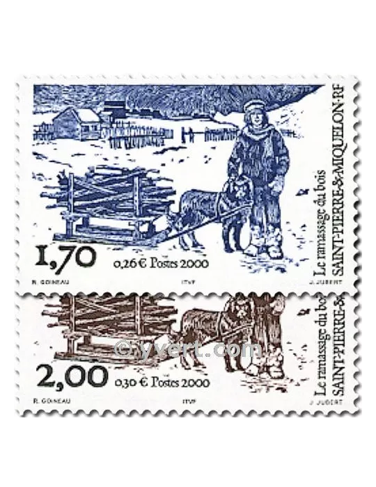 n° 711/712 -  Timbre Saint-Pierre et Miquelon Poste
