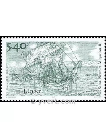 n° 723 -  Timbre Saint-Pierre et Miquelon Poste 2