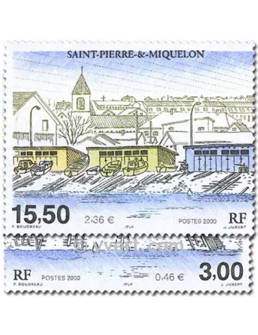 n° 724/725 -  Timbre Saint-Pierre et Miquelon Poste 2