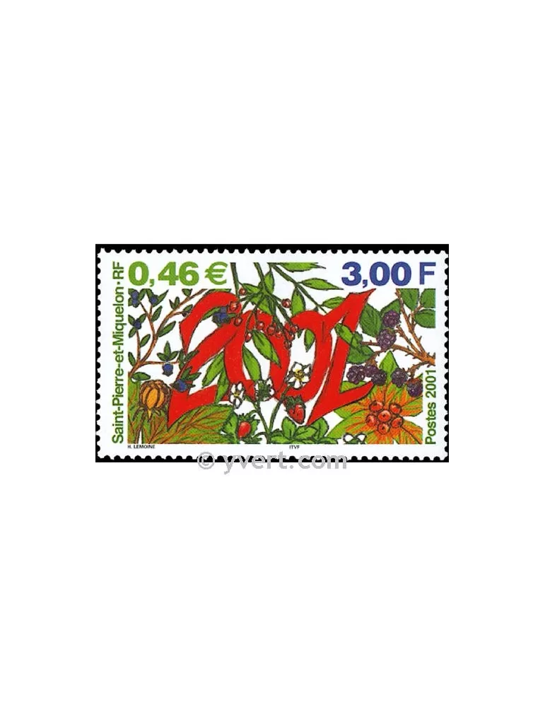 n° 737 -  Timbre Saint-Pierre et Miquelon Poste