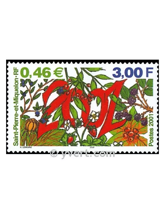 n° 737 -  Timbre Saint-Pierre et Miquelon Poste