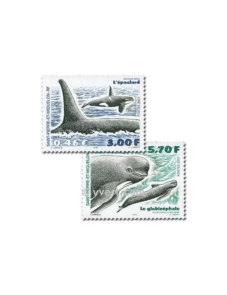 n° 738/739 -  Timbre Saint-Pierre et Miquelon Poste