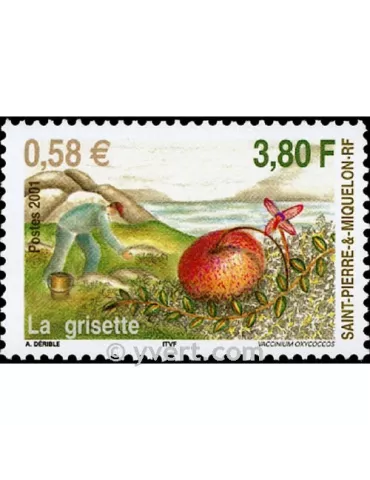 n° 740 -  Timbre Saint-Pierre et Miquelon Poste 2