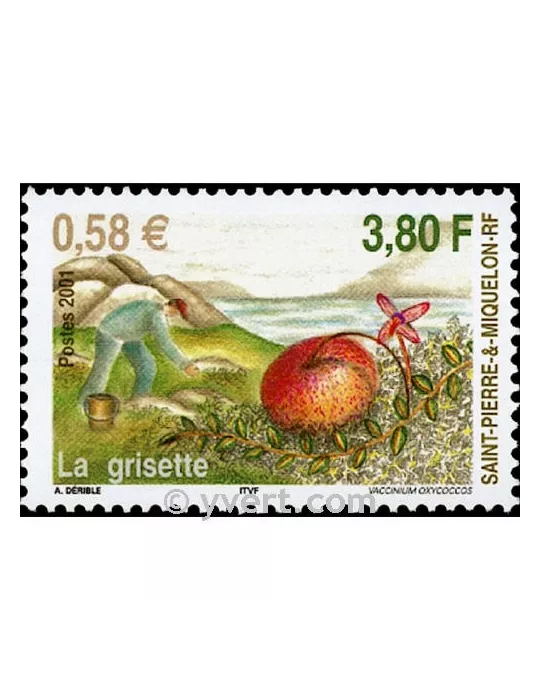 n° 740 -  Timbre Saint-Pierre et Miquelon Poste
