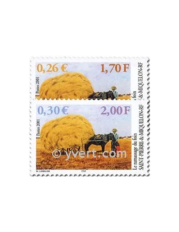 n° 741/742 -  Timbre Saint-Pierre et Miquelon Poste