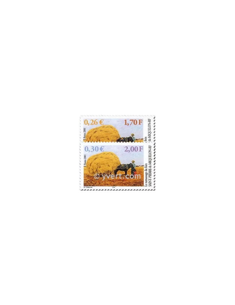 n° 741/742 -  Timbre Saint-Pierre et Miquelon Poste