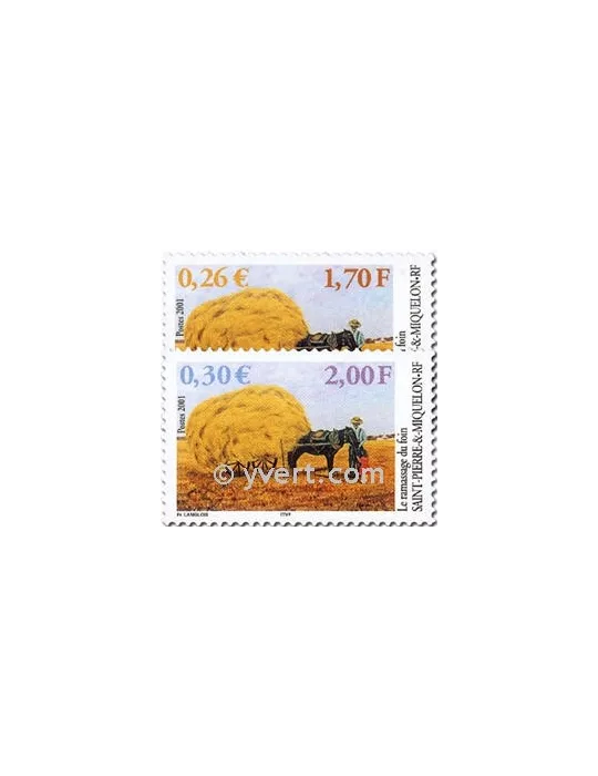 n° 741/742 -  Timbre Saint-Pierre et Miquelon Poste