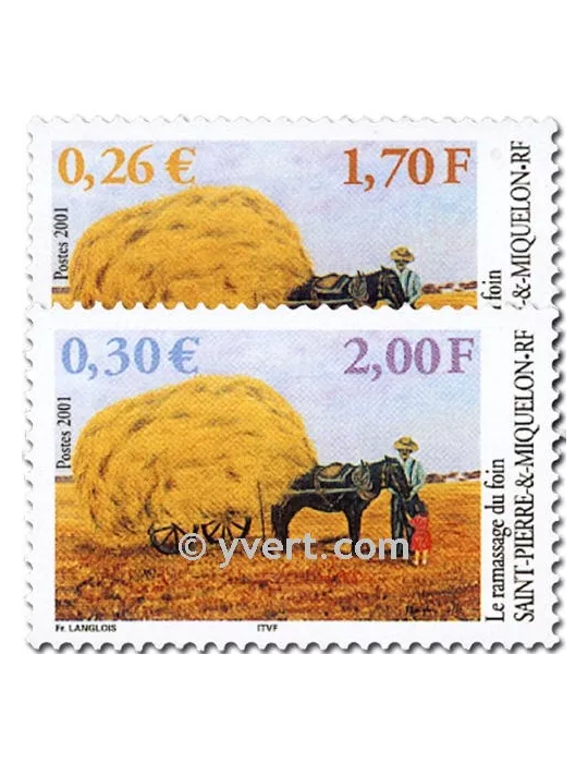 n° 741/742 -  Timbre Saint-Pierre et Miquelon Poste