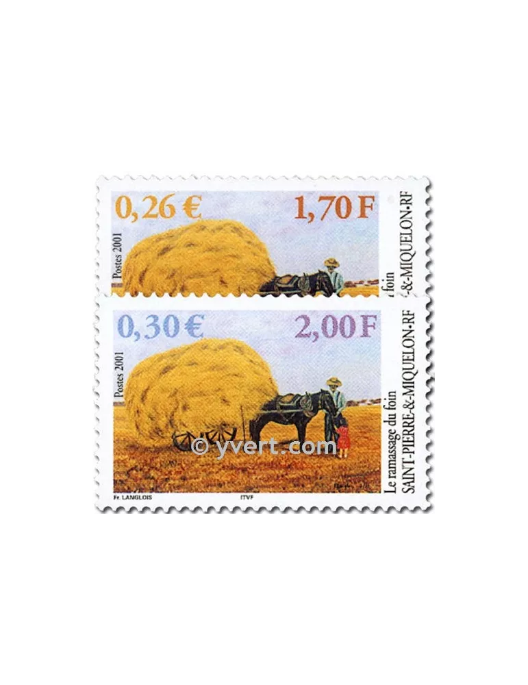 n° 741/742 -  Timbre Saint-Pierre et Miquelon Poste