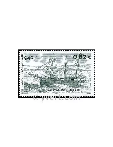 n° 752 -  Timbre Saint-Pierre et Miquelon Poste