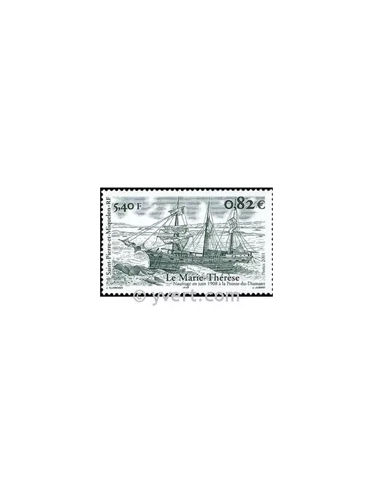 n° 752 -  Timbre Saint-Pierre et Miquelon Poste