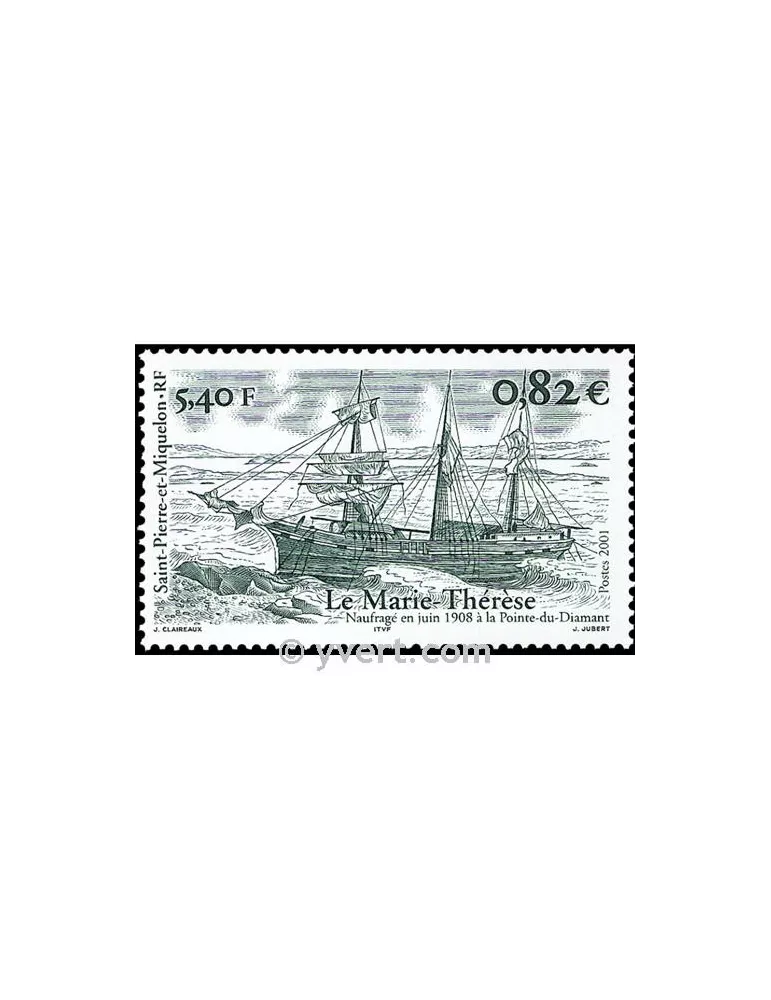 n° 752 -  Timbre Saint-Pierre et Miquelon Poste