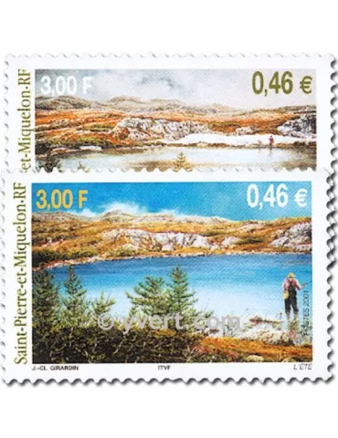 n° 754/755 -  Timbre Saint-Pierre et Miquelon Poste 2