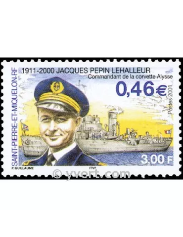 n° 756 -  Timbre Saint-Pierre et Miquelon Poste 2