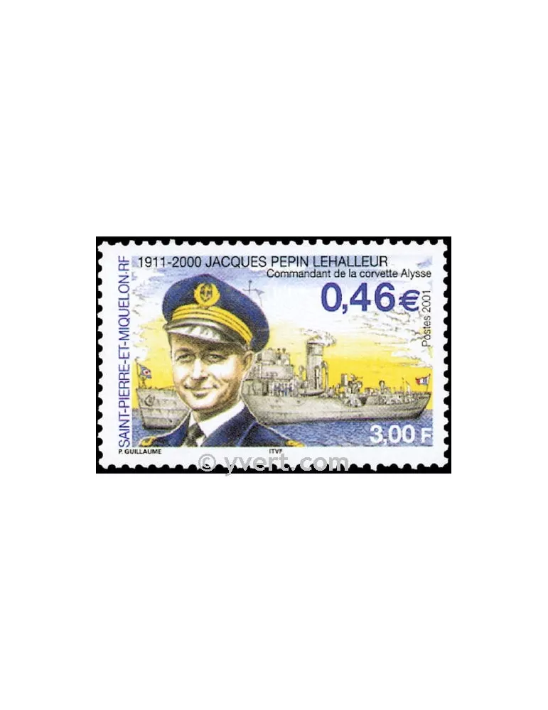 n° 756 -  Timbre Saint-Pierre et Miquelon Poste