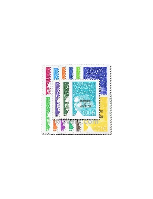n° 758/772 -  Timbre Saint-Pierre et Miquelon Poste