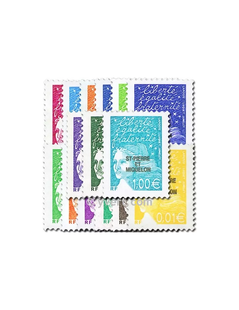 n° 758/772 -  Timbre Saint-Pierre et Miquelon Poste