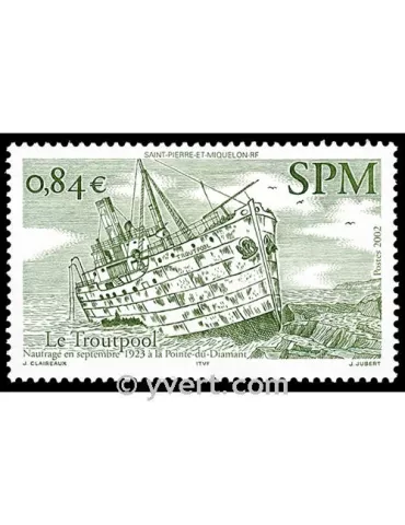 n° 784 -  Timbre Saint-Pierre et Miquelon Poste 2