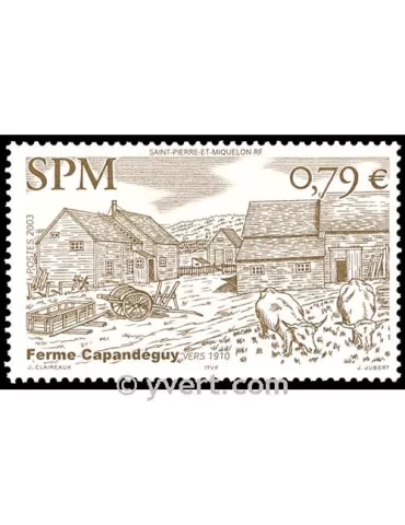 n° 792 -  Timbre Saint-Pierre et Miquelon Poste 2