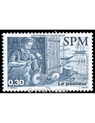 n° 795 -  Timbre Saint-Pierre et Miquelon Poste 2