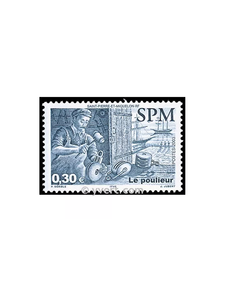 n° 795 -  Timbre Saint-Pierre et Miquelon Poste