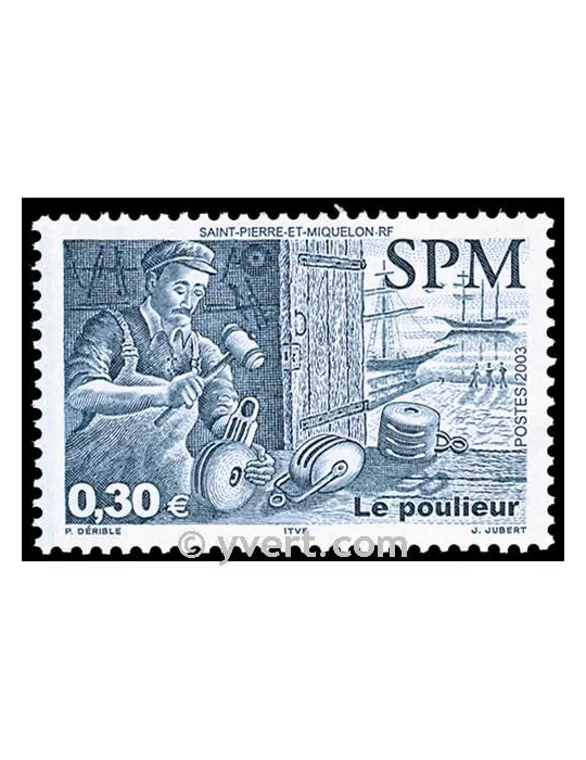 n° 795 -  Timbre Saint-Pierre et Miquelon Poste