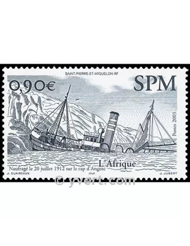 n° 806 -  Timbre Saint-Pierre et Miquelon Poste 2
