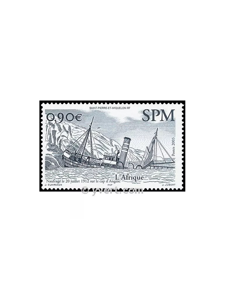 n° 806 -  Timbre Saint-Pierre et Miquelon Poste