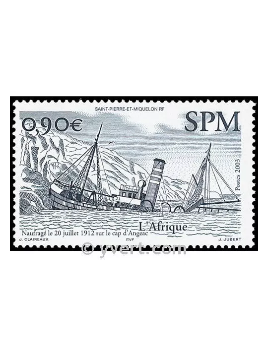 n° 806 -  Timbre Saint-Pierre et Miquelon Poste