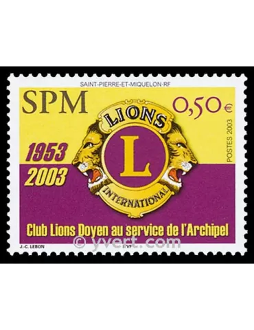 n° 808 -  Timbre Saint-Pierre et Miquelon Poste 2