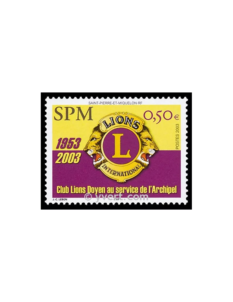 n° 808 -  Timbre Saint-Pierre et Miquelon Poste